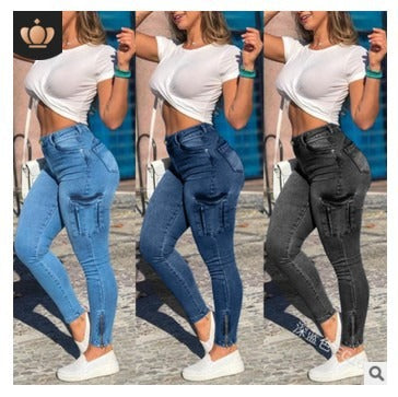 Y2K Patchwork Geniş Paça Mom Jeans Vintage Mopping Pantolon Rahat Sokak Giyim Boyfriend Kot Pantolon Büyük Cepli Kargo Pantolon