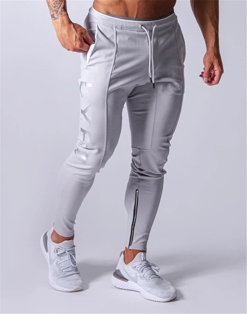 Yeni Jogging Pantolon Erkek Spor Eşofman Pantolonu Koşu Pantolonu GYM Pantolon Erkek Jogger Pamuklu Eşofman Pantolonu Slim Fit Pantolon Vücut Geliştirme Pantolonu 