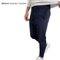 Autumn Spring Summer Casual Pants Male Big Size 3XL Multi Pocket Jeans Oversize Pants Overalls Elastic Waist Pants plus Size Men