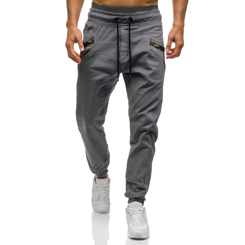 Moda Erkek Spor Salonları Saf renk Pantolonlar Joggers Fitness Günlük Uzun Pantolonlar Erkek Antrenman Skinny Eşofman Pantolonları Jogger Eşofman Pantolonları