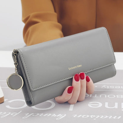 Women Wallets Long Style Multi-functional wallet Purse Fresh PU leather Female Clutch Card Holder