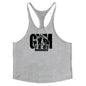 Cotton fitness vest GYM WARRIORS sport deep digging thin shoulder strap shirt