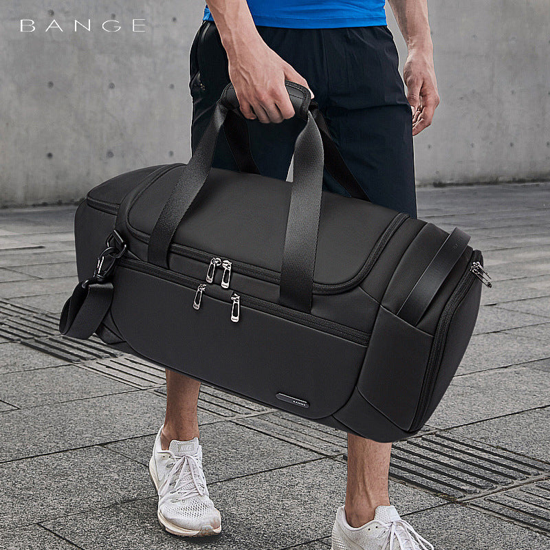 New Men's Travel Leisure Fitness Bag Multi-Functional Outdoor Diagonal Bag Dry And Wet Separation Handbag