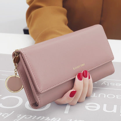 Women Wallets Long Style Multi-functional wallet Purse Fresh PU leather Female Clutch Card Holder