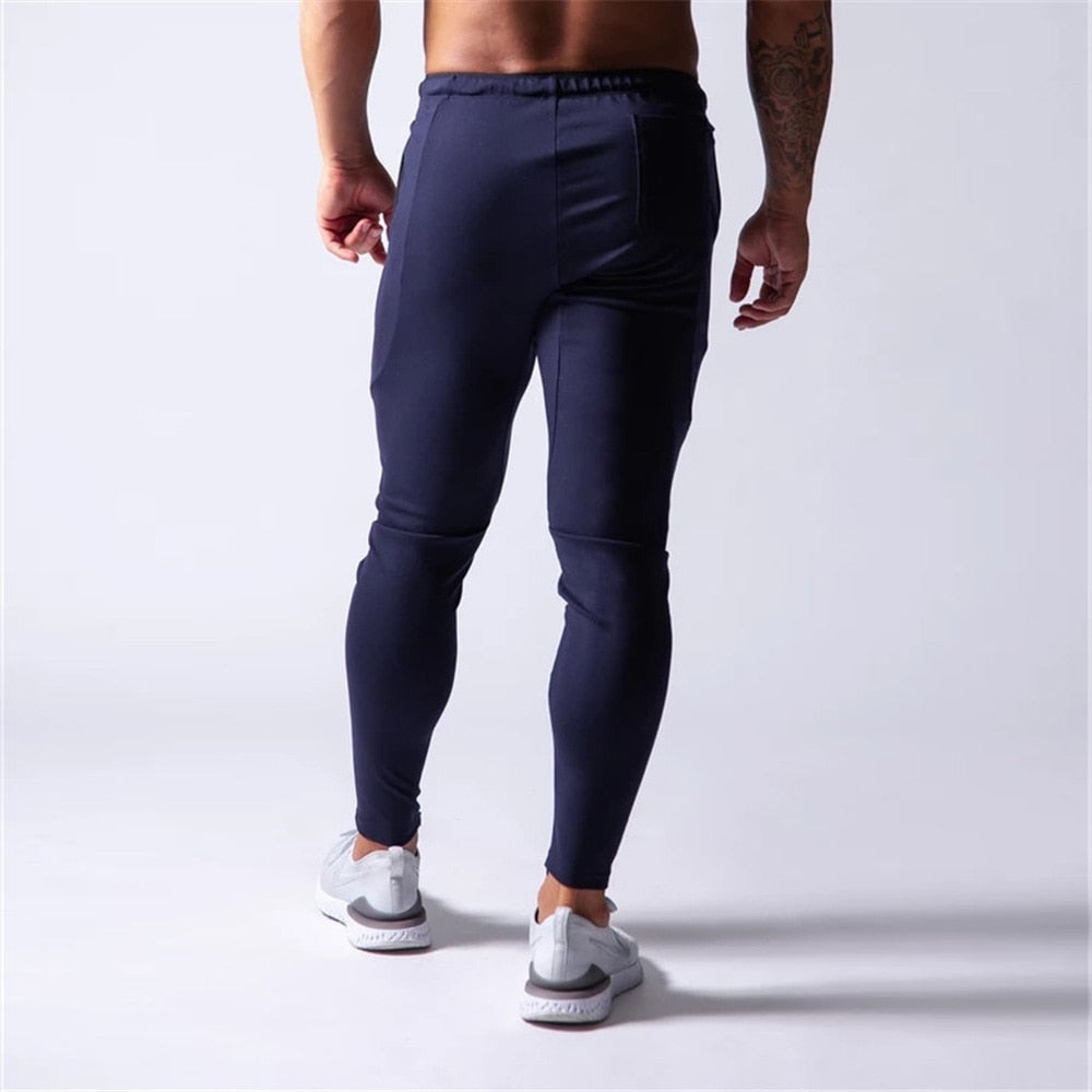 Yeni Jogging Pantolon Erkek Spor Eşofman Pantolonu Koşu Pantolonu Erkek Jogger Pamuklu Eşofman Pantolonu Slim Fit Pantolon Vücut Geliştirme Pantolonu 