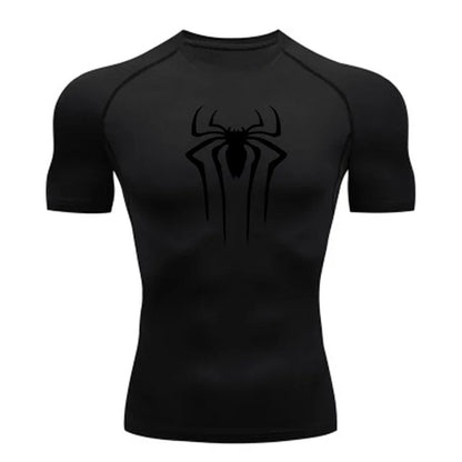 New Compression Shirt Men Fitness Gym Super Hero Sport Running T-Shirt Rashgard Tops Tee Quick Dry Short Sleeve T-Shirt For Men