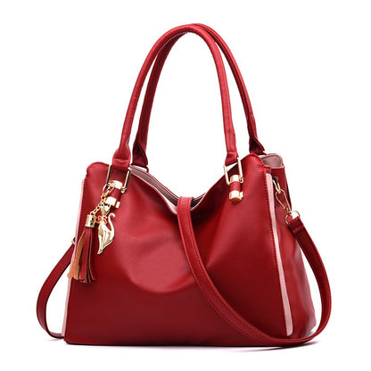 New Fashionable Simple Middle aged Women's Bag Large Capacity Handbag