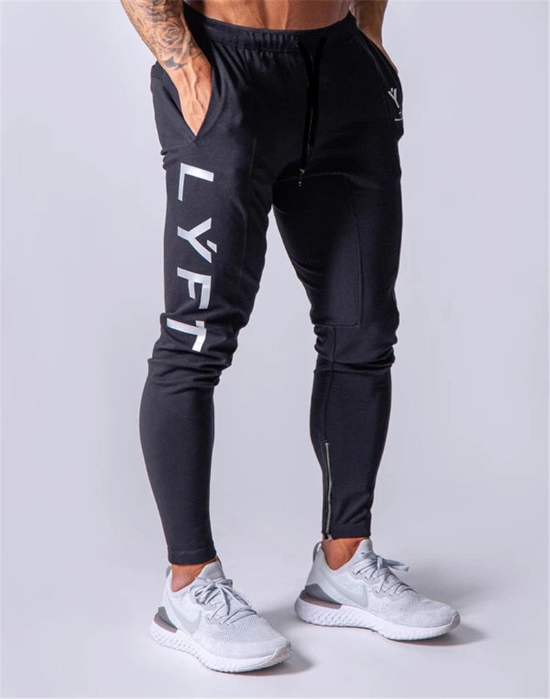 Yeni Jogging Pantolon Erkek Spor Eşofman Pantolonu Koşu Pantolonu GYM Pantolon Erkek Jogger Pamuklu Eşofman Pantolonu Slim Fit Pantolon Vücut Geliştirme Pantolonu 