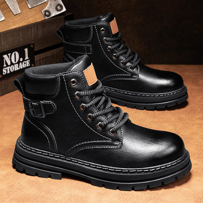 Martin boots autumn and winter retro high top men's workwear boots