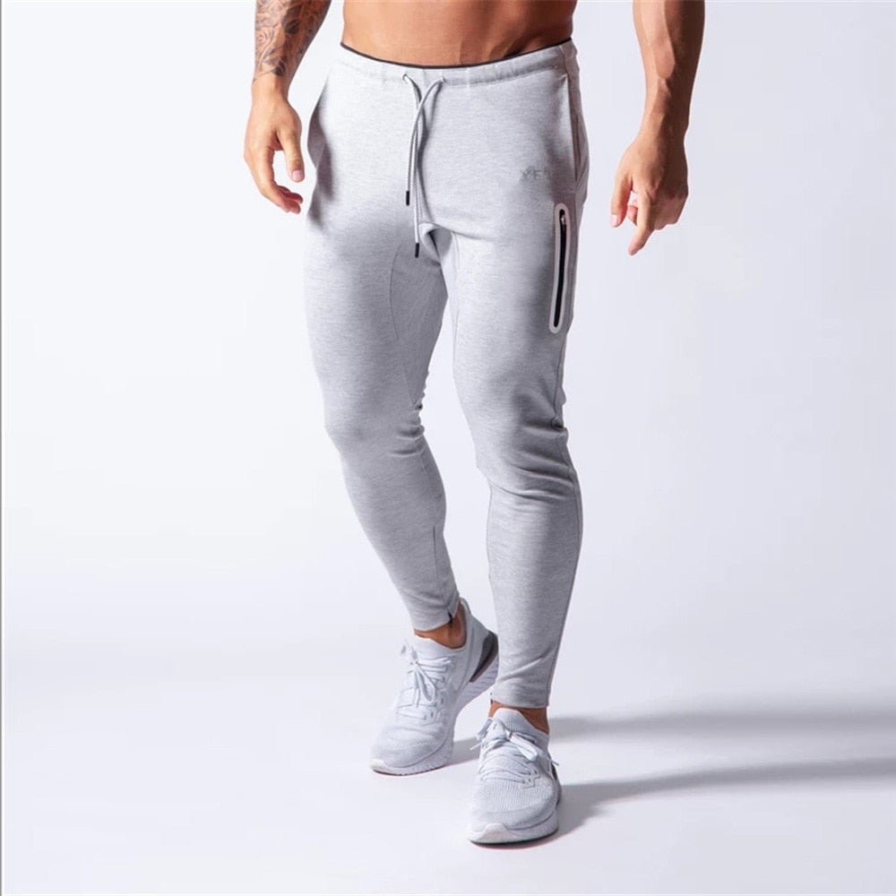 Yeni Jogging Pantolon Erkek Spor Eşofman Pantolonu Koşu Pantolonu Erkek Jogger Pamuklu Eşofman Pantolonu Slim Fit Pantolon Vücut Geliştirme Pantolonu 