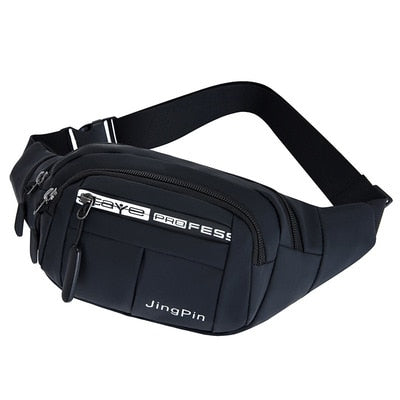 Outdoor Waist Bag Waterproof Waist Bum Bag Running Jogging Belt Pouch Zip Fanny Pack  Mobile Phone Bag Oxford Cloth Chest Bag