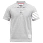 Summer Striped Cotton T Shirt Trendy Male Couple Casual Trend Paul Polo Shirt Lapel Trendy Short Sleeve