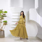 Wrinkled Irregular Lantern Skirt+Long Swing Skirt Set 2024 Autumn New Solid Color Two Piece Set Middle East