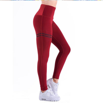 Spor Tayt Kadın Taytları Dar Jogger Pantolonlar Sıkıştırma Spor Pantolonları Spor Pantolonları Seksi Push Up Spor Kadın Koşu