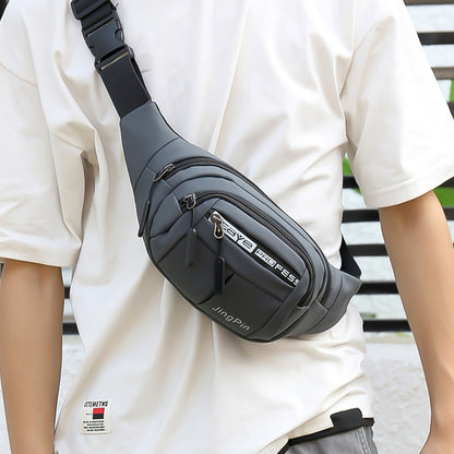 Outdoor Waist Bag Waterproof Waist Bum Bag Running Jogging Belt Pouch Zip Fanny Pack  Mobile Phone Bag Oxford Cloth Chest Bag