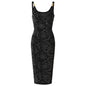 Show off your figure with a waistband knitted dress sexy spicy girl jacquard dress