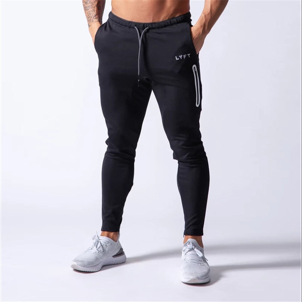 Yeni Jogging Pantolon Erkek Spor Eşofman Pantolonu Koşu Pantolonu Erkek Jogger Pamuklu Eşofman Pantolonu Slim Fit Pantolon Vücut Geliştirme Pantolonu 