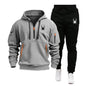 SP-Elegante Europäisches und amerikanisches Herren-Sport-Hoodie-Set, bedruckter lässiger Sport-Hoodie-Kapuzenanzug für Männer