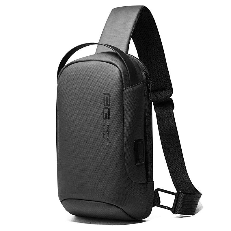 BANGE New Multifunction Crossbody Bag Shoulder Messenger Bags Male Waterproof Short Trip Chest Bag Pack for Men