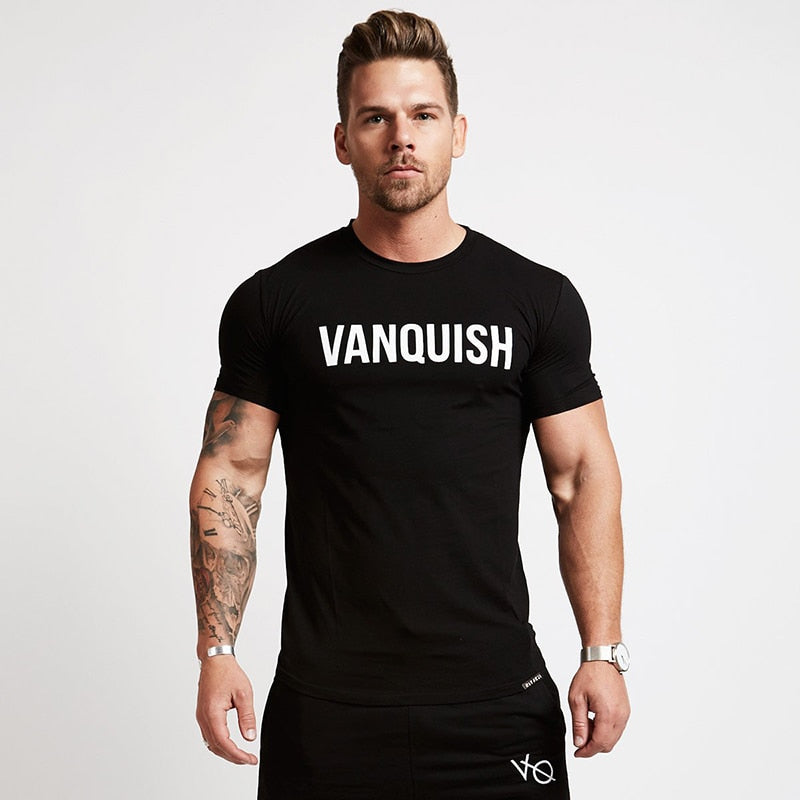 Spor T Shirt Erkek Pamuklu Kuru Fit Spor Salonu Antrenman T-Shirt Erkek Rashgard Koşu Gömleği Spor Giyim Spor Vücut Geliştirme Gömleği Fitness Üst