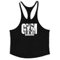 Cotton fitness vest GYM WARRIORS sport deep digging thin shoulder strap shirt