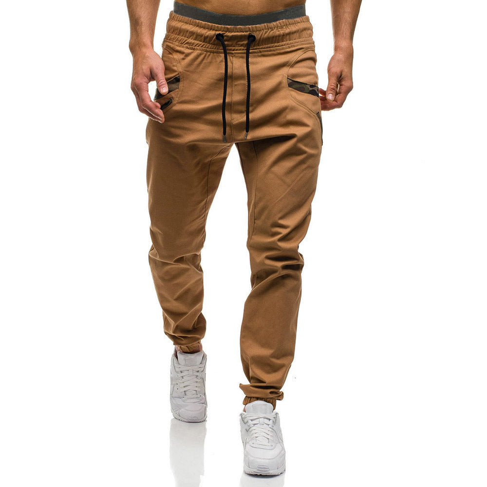 Moda Erkek Spor Salonları Saf renk Pantolonlar Joggers Fitness Günlük Uzun Pantolonlar Erkek Antrenman Skinny Eşofman Pantolonları Jogger Eşofman Pantolonları