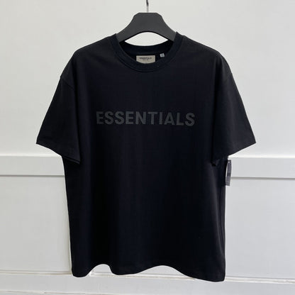 FEAR OF GOD ESSENTIALS Double Thread Chest Letter High Street Short Sleeve T shirt Mens and Womens Fashion Sign