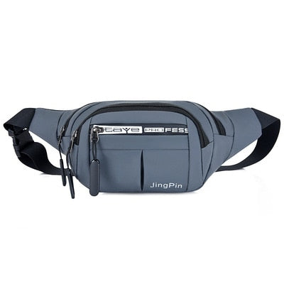 Outdoor Waist Bag Waterproof Waist Bum Bag Running Jogging Belt Pouch Zip Fanny Pack  Mobile Phone Bag Oxford Cloth Chest Bag