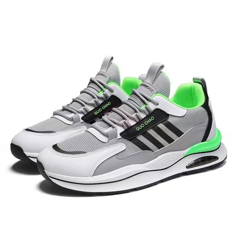 Mesh breathable sports shoes, Korean version, fashionable and trendy shoes, travel shoes, running shoes