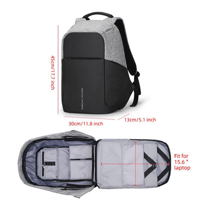 Mark Ryden Multifunction USB charging Men 15inch Laptop Backpacks For Teenager Fashion Male Mochila Travel backpack anti thief