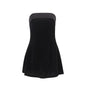 Women's fashion sexy hot girl backless one neck strapless dress for women