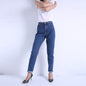 Slim Pencil Pants Vintage High Waist Jeans Full Length Pants Loose Cowboy Pants