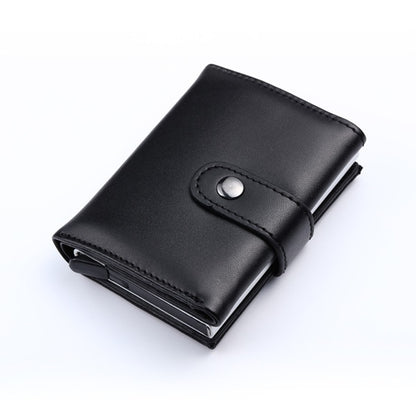 Men And Women Genuine Leather Credit card Case Pocket Box Business ID Card Holder Cover Birthaday Gifts