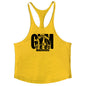 Cotton fitness vest GYM WARRIORS sport deep digging thin shoulder strap shirt