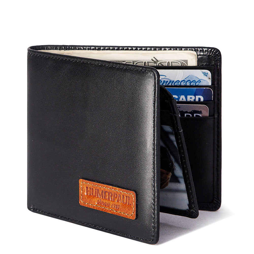 Suitable For AirTag Anti-Lost Device RFID Anti-Magnetic Wallet Large Capacity Multi Card First Layer Cowhide Men's Leather Wallet