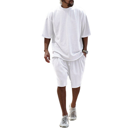 Sports suit casual loose short sleeved T-shirt shorts trendy men's clothing