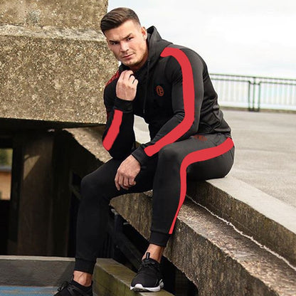 Sport Man Tracksuit Running Gym Men Set Sport Clothing Set Joggers Fitness Bodybuilding Sports Suits Mens Hoodie+Pants Suit Men