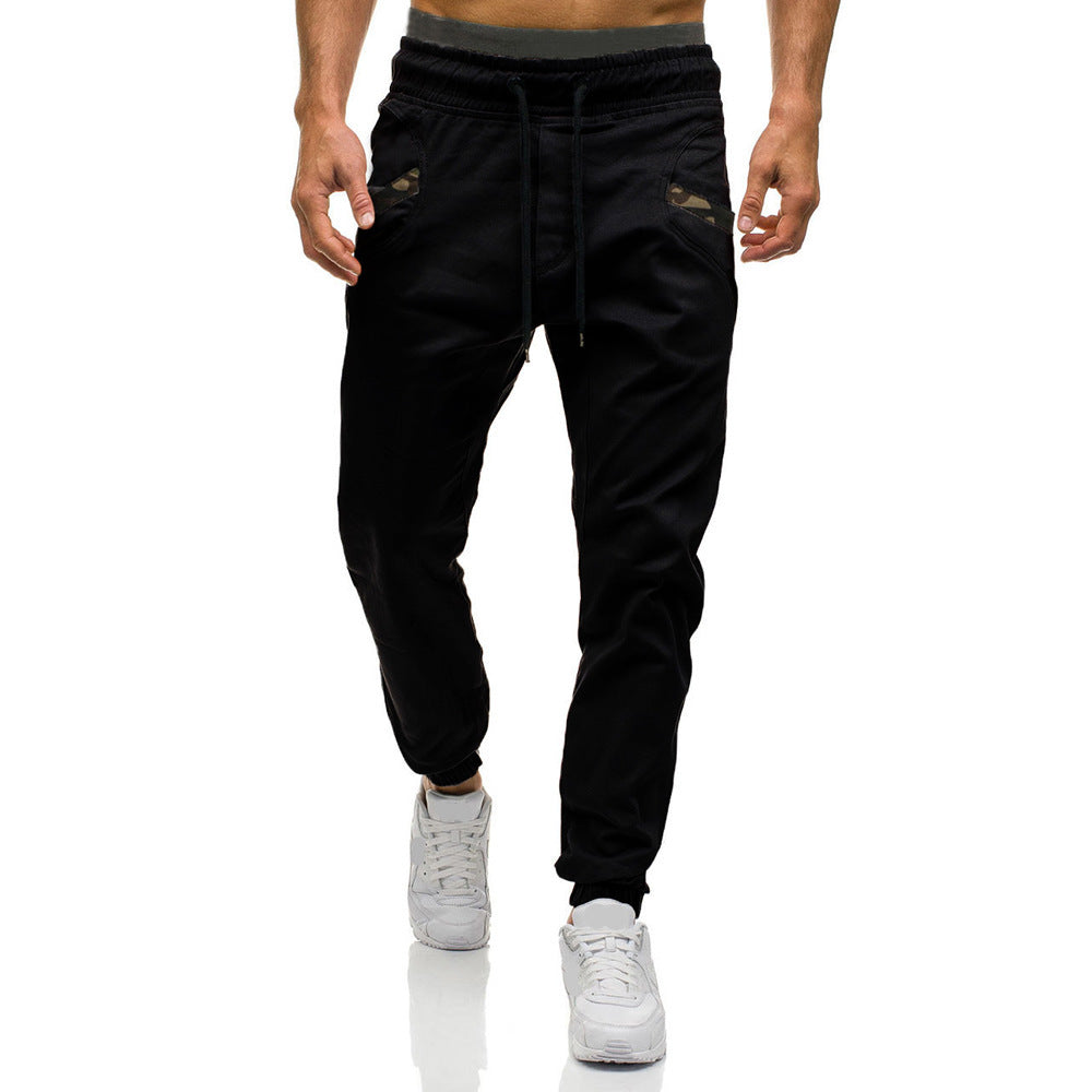 Moda Erkek Spor Salonları Saf renk Pantolonlar Joggers Fitness Günlük Uzun Pantolonlar Erkek Antrenman Skinny Eşofman Pantolonları Jogger Eşofman Pantolonları