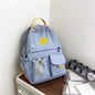 Korean Style Schoolbag Women's New Autumn And Winter Ins Trendy Casual Backpack Men's Junior High School Nylon Campus Backpack