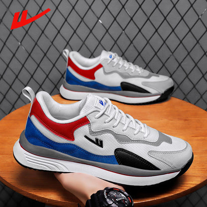 Warrior Sneakers Men's Forrest Gump Shoes Summer Mesh Casual Shoes Trend Men's Shoes Couple Dad Shoes