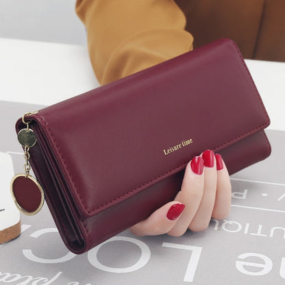 Women Wallets Long Style Multi-functional wallet Purse Fresh PU leather Female Clutch Card Holder