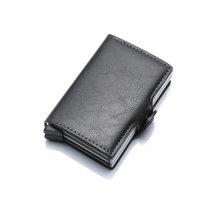 Carbon Fiber Leather Men Wallet Money Bag